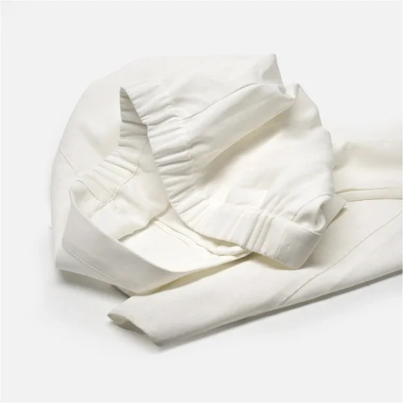 MARINA RINALDI Classic Cotton Pants - Picture 4 of 8